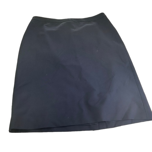 NEW LOFT navy blue mini skirt lined classic pencil size 2 - Picture 1 of 4